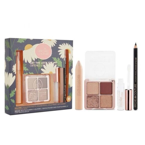 RACHEL COUTURE - NWT - "Get The Love" Kit in Natural. Eye Shadow Palette & More - Picture 8 of 9